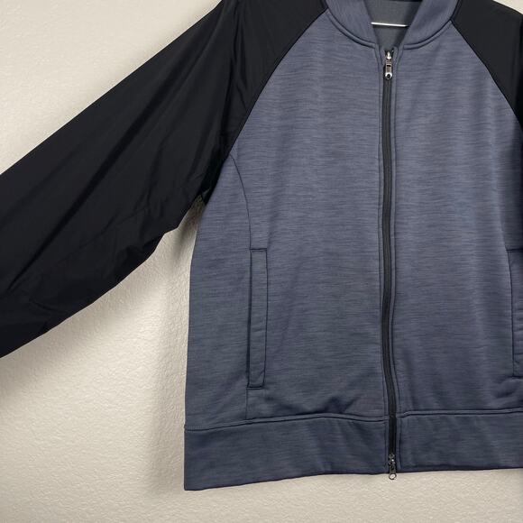 Lululemon Full Zip Revolution Bomber Jacket Gray Size Large Athleisure Sporty - Picture 6 of 11
